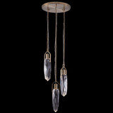 Allegri 042055-044-FR001 Diamante Winter Brass LED Multi Hanging Lamp