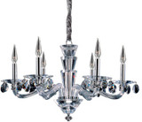 Allegri 11527-010-FR001 Fanshawe Crystal Chrome 29.5" Ceiling Chandelier