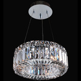 Allegri 11702-010-FR001 Rondelle Chrome 12" Drum Hanging Lamp