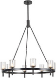 Alora CH338836UBCC Lucian Urban Bronze Chandelier Light
