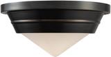 Alora FM348010UBOP Willard Modern Urban Bronze Flush Mount Ceiling Light Fixture