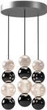 Alora MP321803PN Onyx Modern Polished Nickel LED Multi Pendant Lighting