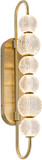 Alora WV321628NB Marni Modern Natural Brass LED Bathroom Vanity Light