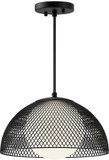 Alora Mood PD402513MBOP Haven Modern Matte Black Drop Ceiling Light Fixture