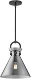 Alora Mood PD412511MBSM Emerson Matte Black 14" Hanging Light