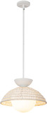 Alora Mood PD490114WHOP Perth Contemporary White Ceiling Pendant Light