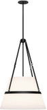 Alora Mood PD546719MBWL Oliver Modern Matte Black Drop Ceiling Lighting