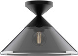Alora Mood SF521012MBSM Mauer Contemporary Matte Black Ceiling Lighting Fixture