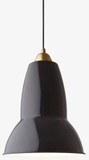 Anglepoise 32535 Original 1227 Modern Jet Black LED Brass Maxi Hanging Lamp