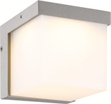 Arnsberg 228260187 Yangtze Contemporary Titanium / Light Grey LED Exterior Lighting Sconce