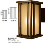 Arroyo Craftsman GLB Glencoe Exterior Wall Lighting