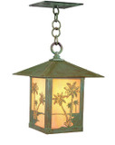 Arroyo Craftsman TRH-12PT Timber Ridge 12 inch Outdoor Pendant with Palm Tree Filigree