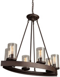 Artcraft AC10005 Menlo Park Contemporary Dark Chocolate Island Lighting