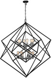 Artcraft AC11112PN Artistry Modern Polished Nickel Chandelier Light