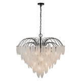 Artcraft AC11783BK Alessia Contemporary Black Hanging Chandelier
