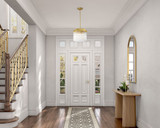 Artcraft AC12062BR Emma Contemporary Brushed Brass Hanging Light