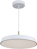 Artcraft AC6901WH Lexi Contemporary White LED 16" Drop Lighting Fixture