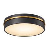 Artcraft AC6991BB Dax Modern Black / Brass LED Ceiling Lighting Fixture