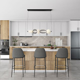 Artcraft AC7462BK Ace Contemporary Black LED Kitchen Island Lighting