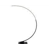 Artcraft AC7593BK Cortina Modern Matte Black LED Light Floor Lamp