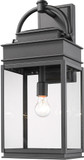 Artcraft AC8240BK Fulton Black Exterior Wall Sconce Lighting