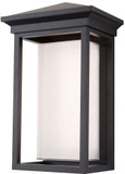 Artcraft AC9132BK Overbrook Modern Black LED Exterior 17" Wall Light Sconce