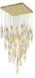 Avenue Lighting HF1903-41-AP-BB-C Original Aspen Modern Brushed Brass LED 36" Multi Hanging Light Fixture