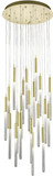 Avenue Lighting HF2021-BOA-BB Boa Modern Brushed Brass Halogen Multi Hanging Light
