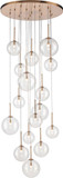 Avenue Lighting HF4266-AB Delilah Modern Aged Brass Multi Pendant Lighting