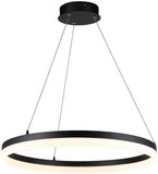 Avenue Lighting HF5027-BK Circa Contemporary Black LED 23.6" Ceiling Pendant Light