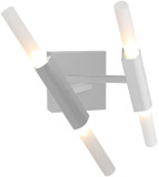 Avenue Lighting HF8052-CH San Vicente Modern Matte Chrome Halogen Lighting Wall Sconce