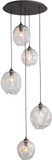 Avenue Lighting HF8145-DBZ-CL Sonoma Ave. Contemporary Dark Bronze Multi Drop Lighting