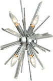 Avenue Lighting HF8204-CH Palisades Ave. Chrome With Clear Glass Wall Sconce Light