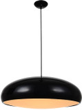 Avenue Lighting HF9116-BK Doheny Ave. Modern Black Drop Lighting Fixture