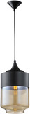 Avenue Lighting HF9114-BK/BZ Robertson Blvd. Contemporary Black Mini Hanging Pendant Light