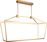 Avenue Lighting HF9403-GLD Park Ave. Modern Gold LED Island Lighting