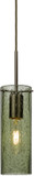 Besa 1JT-JUNI10MS-BR Juni Contemporary Bronze Moss Bubble 10" Mini Lighting Pendant