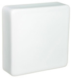 Besa 888407C Geo Small Square Flush Mount Bathroom Ceiling Light