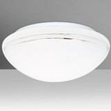 Besa 911010C-LED Bobbi Modern Opal-Cut LED 12" Ceiling Light