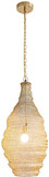 Bethel International AC01C12GD Contemporary Gold 12" Hanging Pendant Lighting