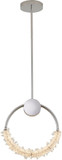 Bethel International BU08P15CH Chrome LED Mini Ceiling Light Pendant
