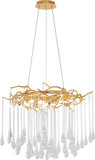 Bethel International CN06C23G Modern Gold Halogen Lighting Pendant