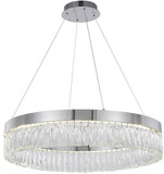 Bethel International FT93C32CH Chrome LED Pendant Hanging Light