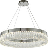 Bethel International FT93C32CH-1 Modern Chrome LED 32" Pendant Light