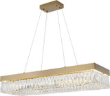 Bethel International FT97C40G Gold LED Kitchen Island Light Fixture