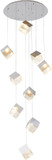 Bethel International GL446C27CH Modern Chrome Multi Ceiling Light Pendant