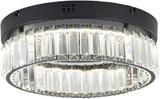 Bethel International GL447FM14BK Satin Black LED 14" Ceiling Lighting