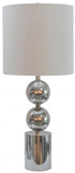 Bethel International JTL23GH-PN Modern Polished Nickel Lighting Table Lamp