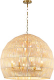 Bethel International MIA11C28BR Contemporary Natural Pendant Lighting