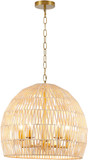 Bethel International MIA12C20BR Contemporary Natural Pendant Lighting